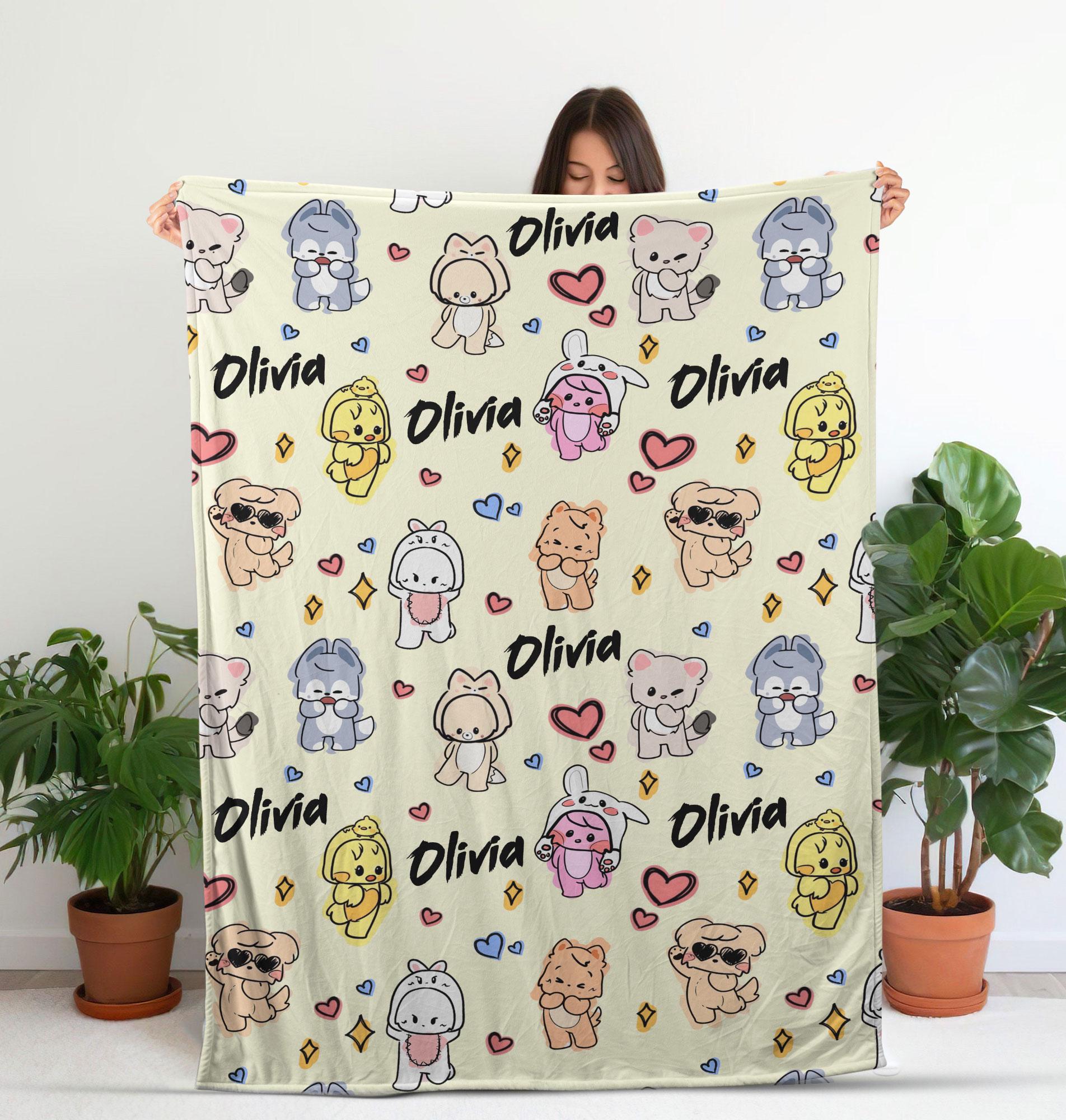 スキズ skzoo ブランケット ジニレット SKZOO FoxI.Ny Blanket I.N