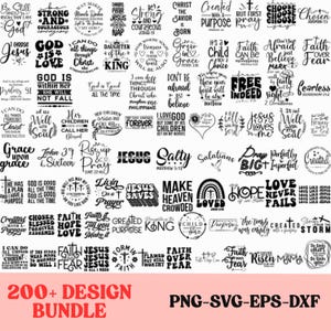 Christian Png Mega Bundle, Christian Cut Files, Jesus Svg, Bible Verse Svg, God Svg, Faith svg Bundle, Scripture Bundle, Religious Svg