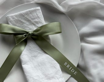 Luxus personalisierte Band Menü Namen Tags, Namen Tischkarten für Hochzeiten, Hochzeitsbänder, Cocktail Band, Tischdekoration, Brautpartys