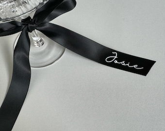 Personalisierte Namenskarten für Getränke, Tischkarten für Hochzeiten, Hochzeitstischkarten, Cocktailglasbänder, Namensschilder Hühner, Brautpartygeschenke