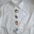Handmade Crochet Shirt Button Covers, Buy 5 Get 1, Shirt Decoration, Clothing Accessories product logo