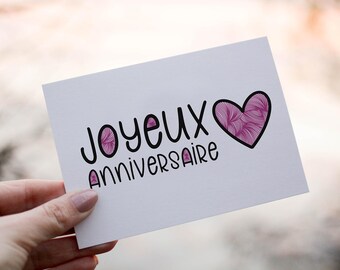 Carte Joyeux Anniversaire