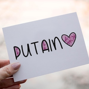 Carte Putain