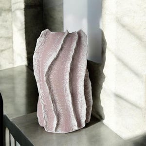 Honkai stair rail, Handcrafted Textured Vase, Wabi-Sabi Rustic Home Decor, Sculptural Modern Minimalist Vessel, Antique Vase