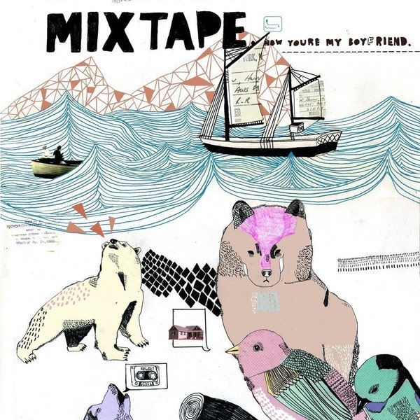 You Made Me A Mix Tape Greeting Card
