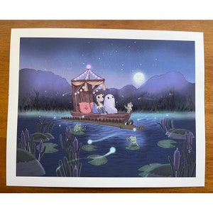 Summer Camp Island Betsy and Ghost 8 x 10 Giclee Print image 2