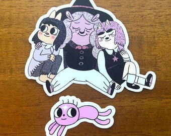 Summer Camp Island sticker set