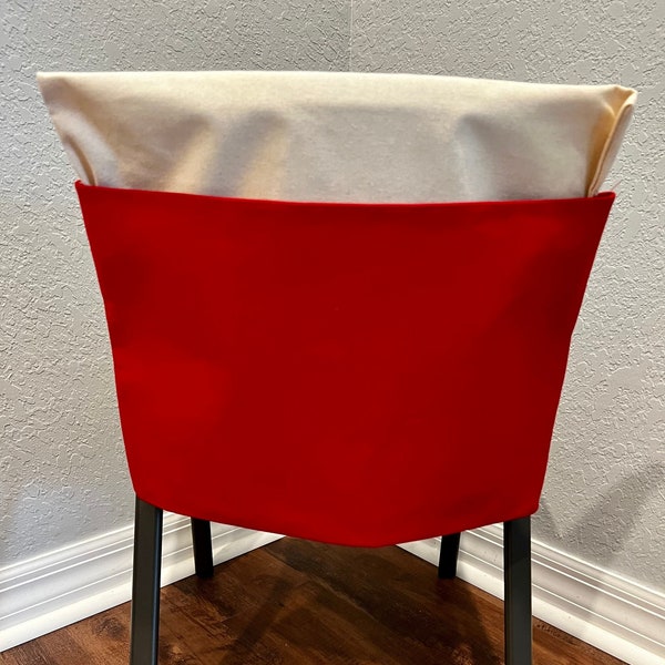 1 Chair Pocket, Seat, Desk, Pouch, Chair Cover, Desk Organizer, Classroom Pocket, Duck Cloth, Canvas  COLOR and SIZE Chair Pocket Factory