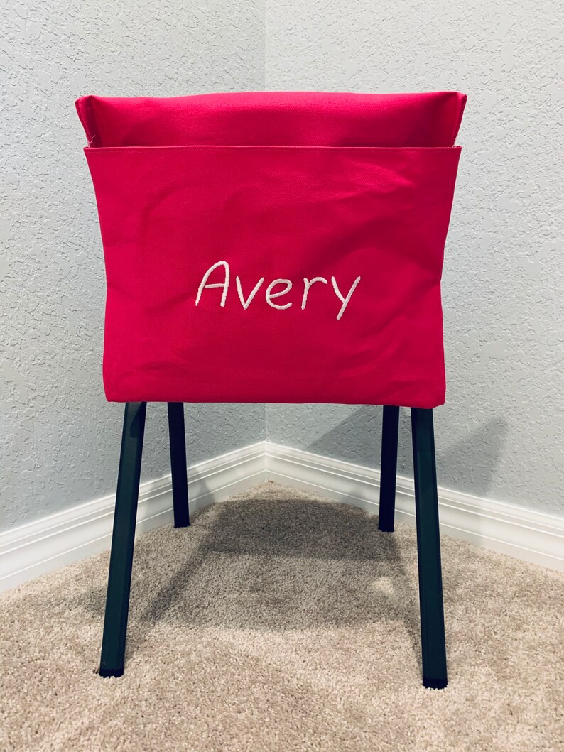 Embroidery ADD ON Add a Name to any 1 Chair Pocket you Etsy