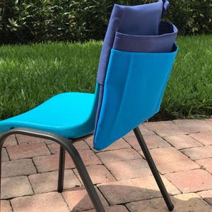 25 2 Pocket Chair Pocket, Seat Desk Pouch Create your OWN CoLOR Combination Chair Pocket Factory CHOOSE YOUR SiZE image 7