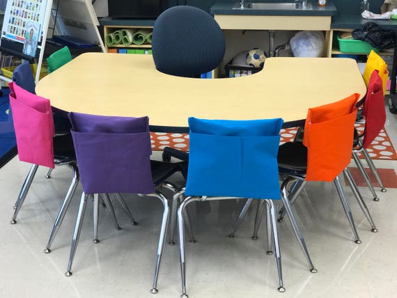 25 Classroom Chair Pockets Seat Sacks Desk Organizer Chair Bag Etsy