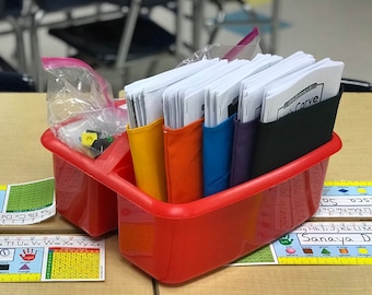 BOOK BUDDY, Book pocket, Library Pouch, Book organizer, Book Storage  Caddy Choose your colors and quantity Book Buddy Pockets