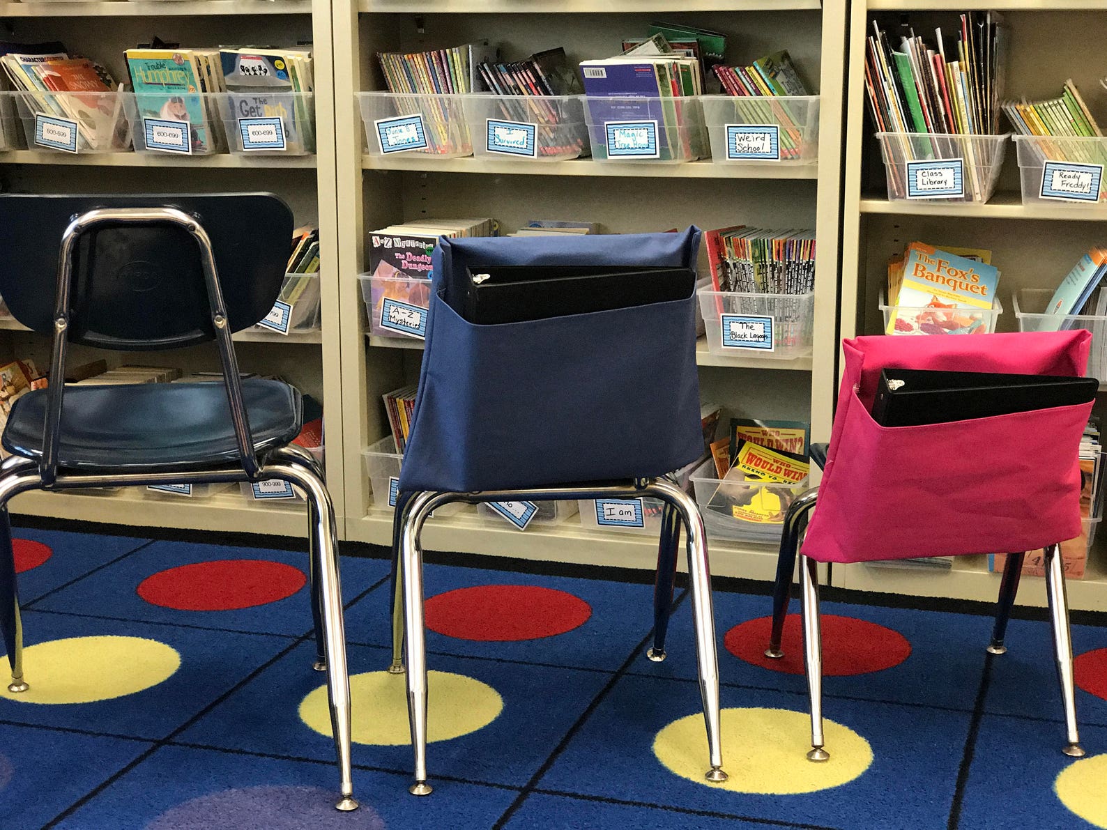 6 Classroom Chair Pockets Seat Sacks Desk Organizer Chair Etsy