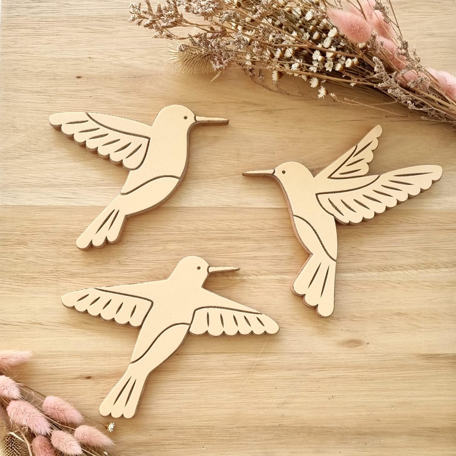 Printtoo Craft Textile Square Parrot Bird Pattern Timbro in gomma marrone timbri in legno-4 x 4 pollici