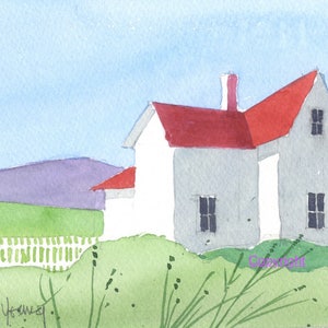 Original Mini Watercolor Painting #4