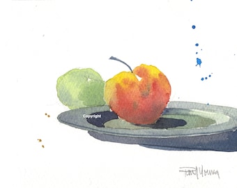 Original Mini Watercolor Painting #6