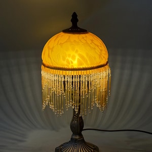 Vintage glass lamp - Etsy 日本