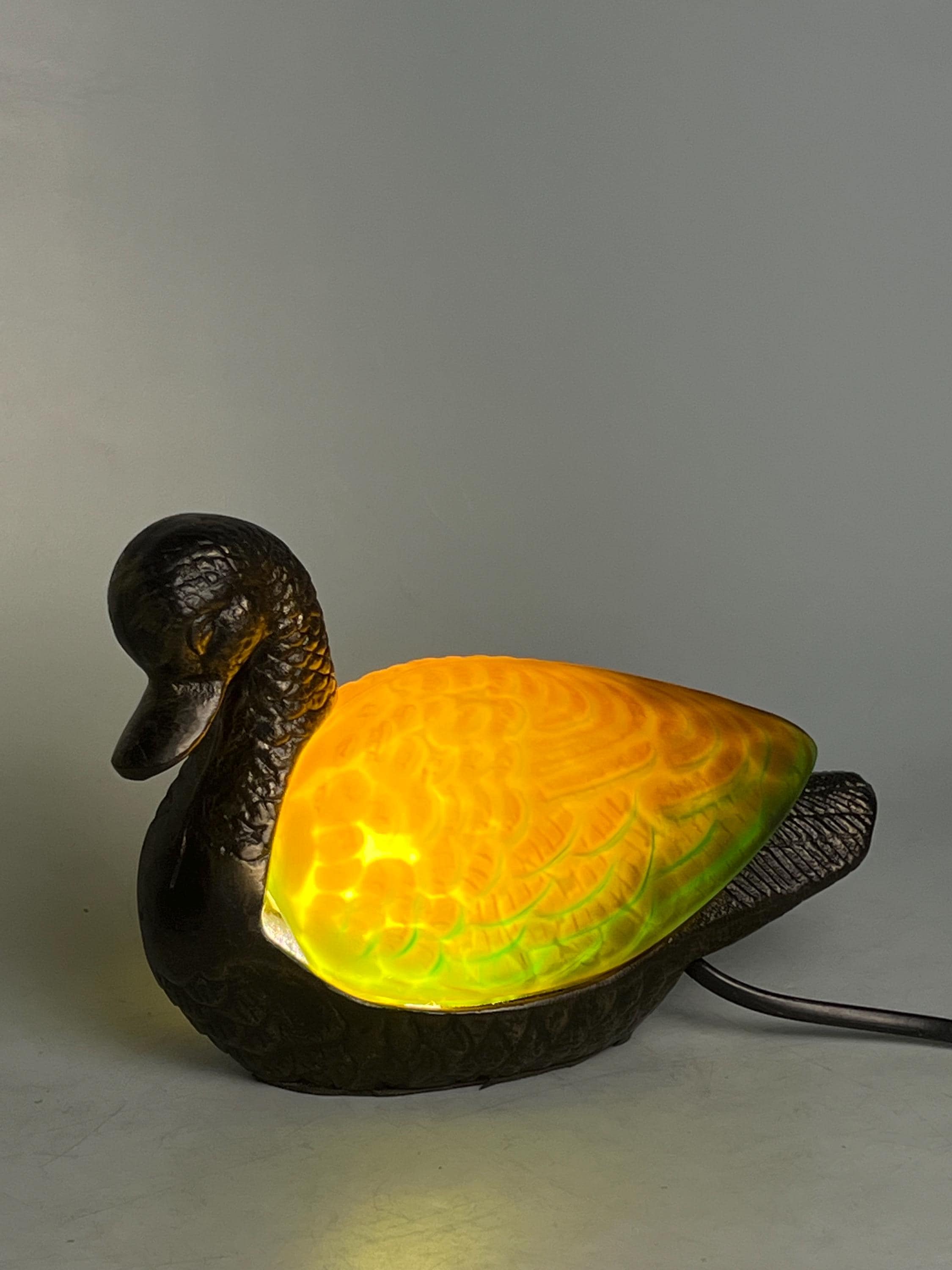 Duck Tiffany Table Lamp, Sea Turtle Lamp, Home Decor, Handmade