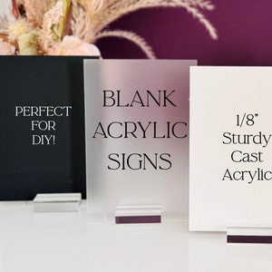 Rechthoekige acrylvorm 1/8" acryl, lasersnijden, uv-printen DIY-plaquettes Helder mat wit Laserbaar ambachtelijk leeg tafelbord