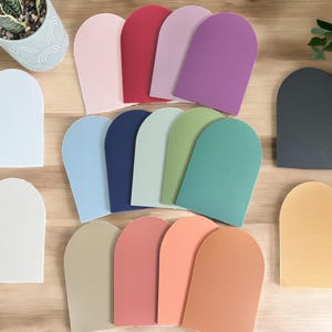 ARCH Blanks 1/8" Acrylic, Laser Cutting, UV Printing, Glowforge Sheet Sizes, Blush Dusty Blue Terra Cotta Sage Navy Laserable Craft Blank
