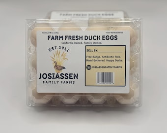 Organic Free Range Duck Eggs