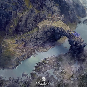 Eenzaamheid geïllustreerde afdruk