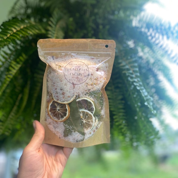 Aromatherapy Bath Soak: Epsom Salt, Essential Oils