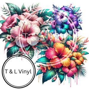 Hawaiian Flower art T shirt png  Adult Shirt Design Png, Clip art png, sublimation clip art, DTF clip art , uvdtf clipart