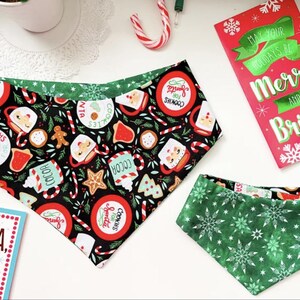 Santa’s Cookies and Treats Pet Bandana