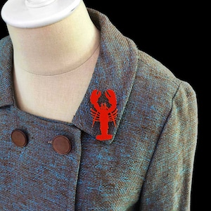 Lobster Brooch / Pin - 29 Color Options - Laser Cut Acrylic Brooch (C.A.B. Fayre Original Design)