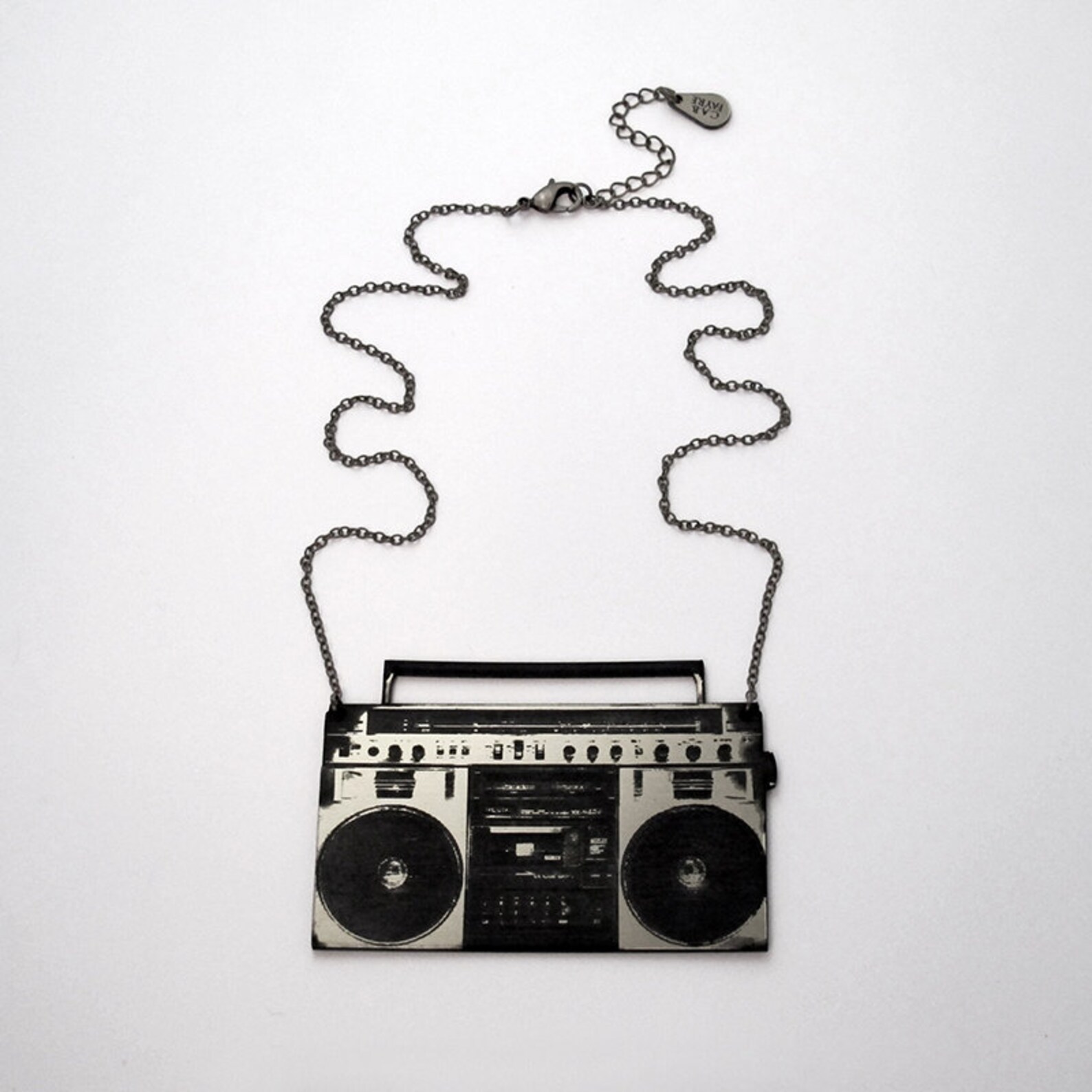 Boombox Necklace Available in Lime Green Hot Pink Neon Etsy