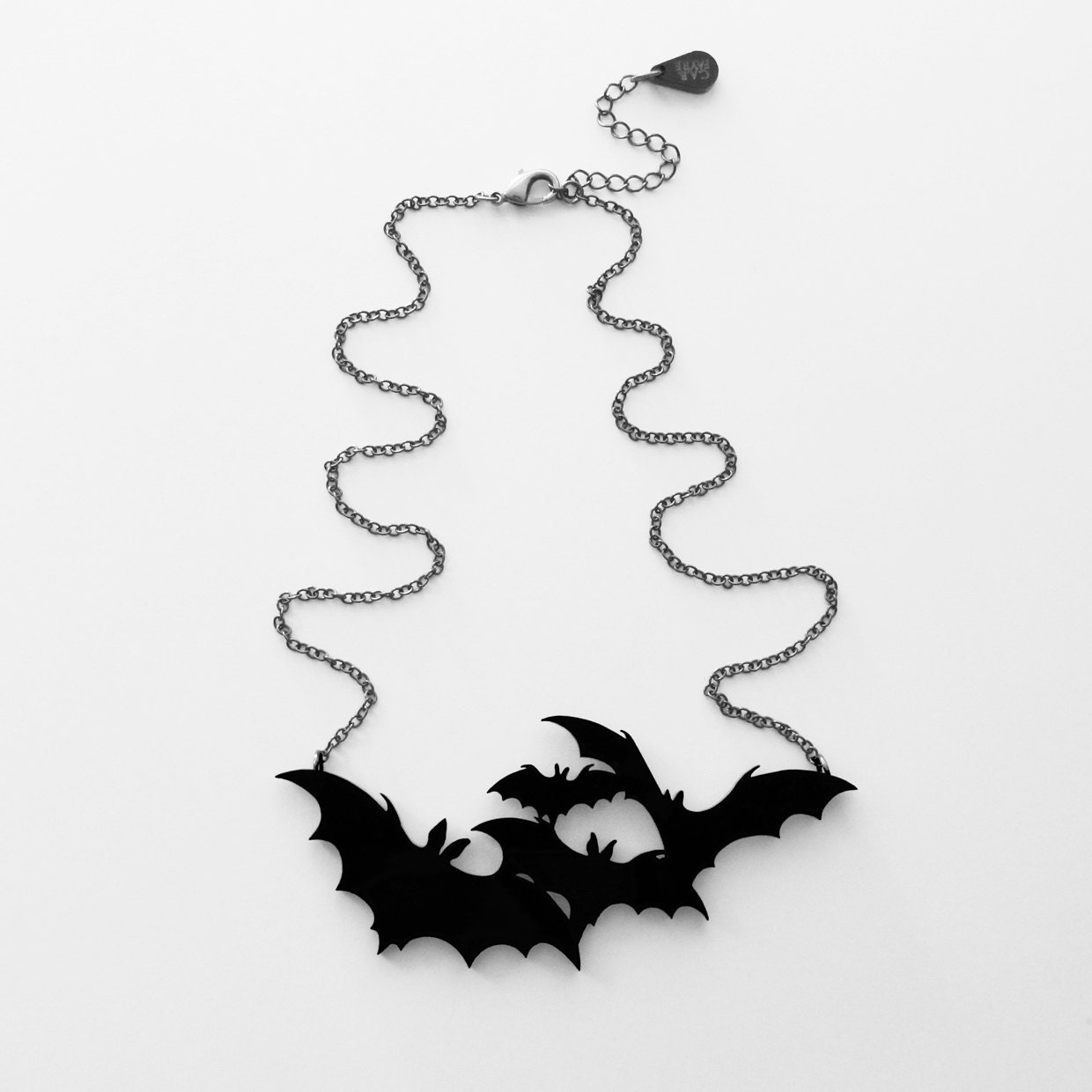Collana gotica con catena di perline di cristallo ... – Grandado