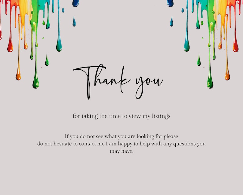 May include: Thank you for taking the time to view my listings. If you do not see what you are looking for please do not hesitate to contact me I am happy to help with any questions you may have.