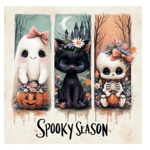 Halloween Clip Art 10 High Res Watercolour JPGs Scrapbooking, Card Making, T Shirts, Digital Download, Quirky Witch Junk Journal, Ephemera