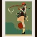 Young Student Travel Poster cross stitch pattern PDF