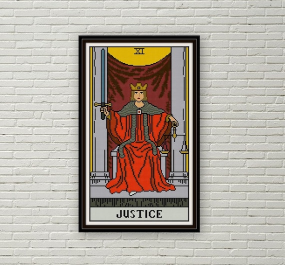 justice card binding of isaac Mel Acrylic Stand – Glitch Productions Store main image 0