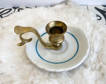 Vintage Candlestick Holder, Taper Candle Holder