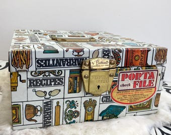 Vintage Porta File Check Box