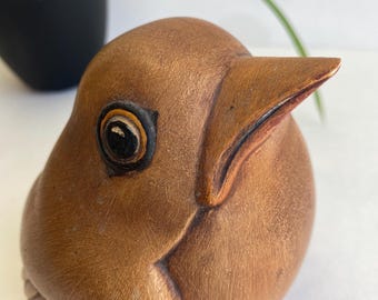 Ceramic Baby Bird, Sad Little Bird