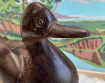 Ironwood Duck, Hardwood Duck, Nature Decor