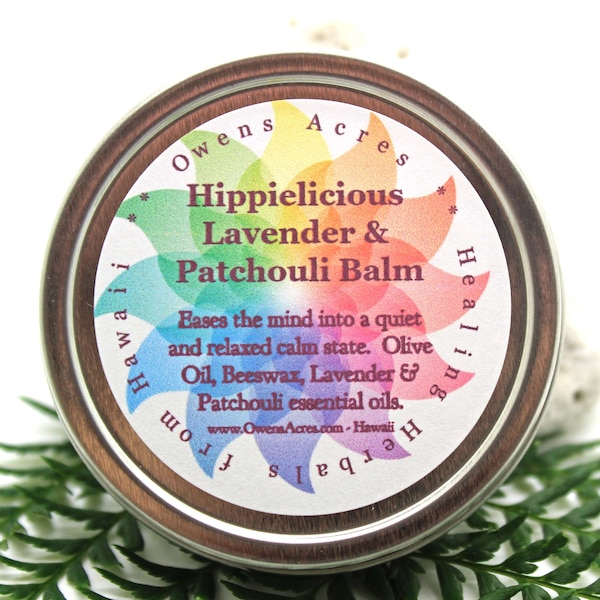 Lavender Patchouli / Solid Perfume / Calming Temple Balm /Natural Remedy to Help You Relax and Unwind / Solid Perfume