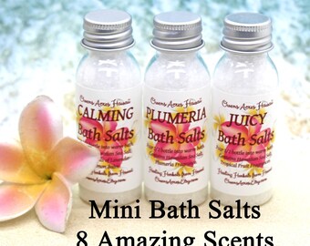 Hawaiian Sea Salt Soak MINI / 8 Scents / Self Care Gift / Dry Skin Relief / Aromatherapy Gift / Gift Basket / Thank You Gift