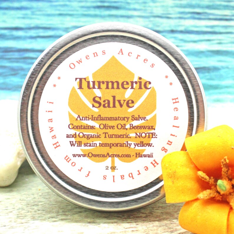 TURMERIC Salve / Anti Inflammatory / Curcumin / Skin Rash and Etsy