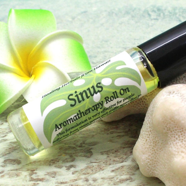 SINUS Roll On Therapy Blend / Roll On Oil / Aromatherapy Gift / Sinus / Seasonal Allergies / Stuffy Heads