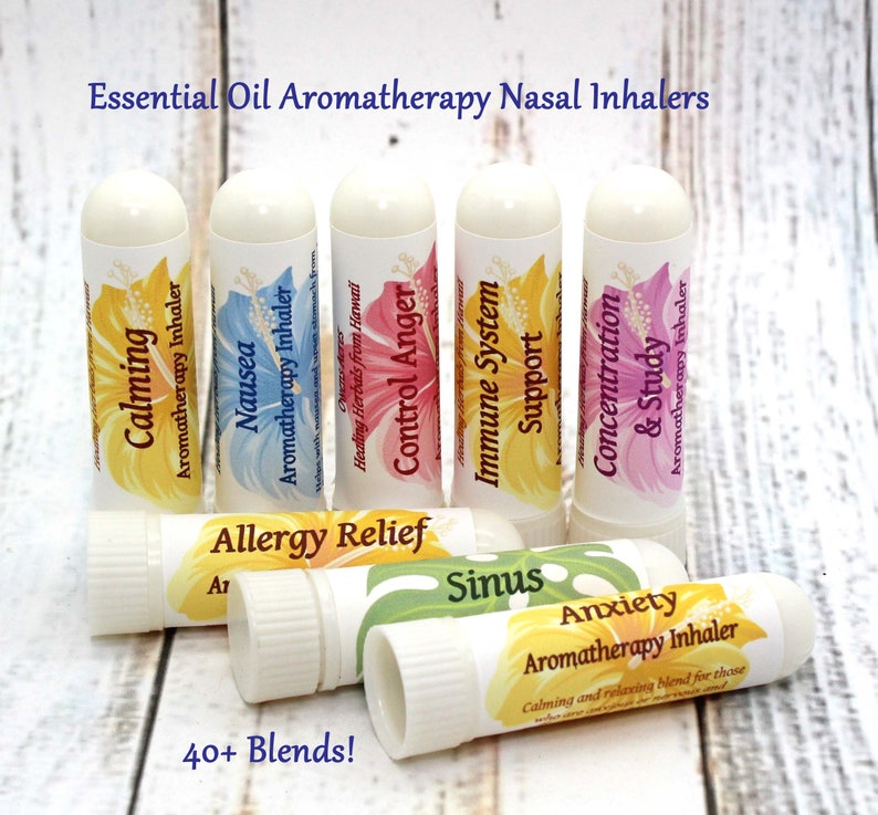 Essential Oil Inhaler / CALMING / Aromatherapy Nasal Inhalers Etsy