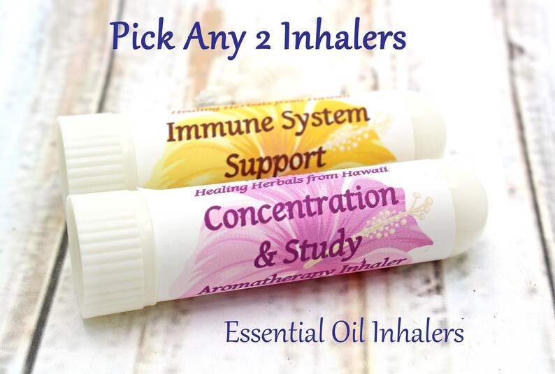 Essential Oil Inhalers / PICK ANY 2 / Aromatherapy Nasal Etsy
