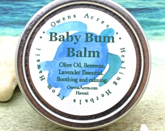 BUM BALM Baby Salve / Baby Bum Balm Booty Salve - Diaper Rash, Salve, Balm, Bum Ointment, Newborn, Baby, Dry Scalp, Dry Skin, Diaper, Rash