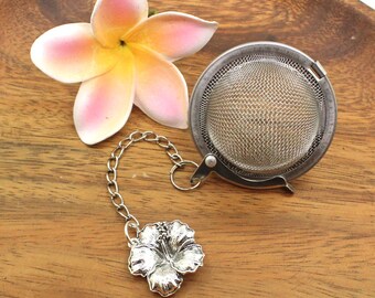 Tea Ball Infuser / HIBISCUS / Tea Ball / Tea Infuser / Loose Leaf Tea / Tea Brewing / Tea Lover Gift
