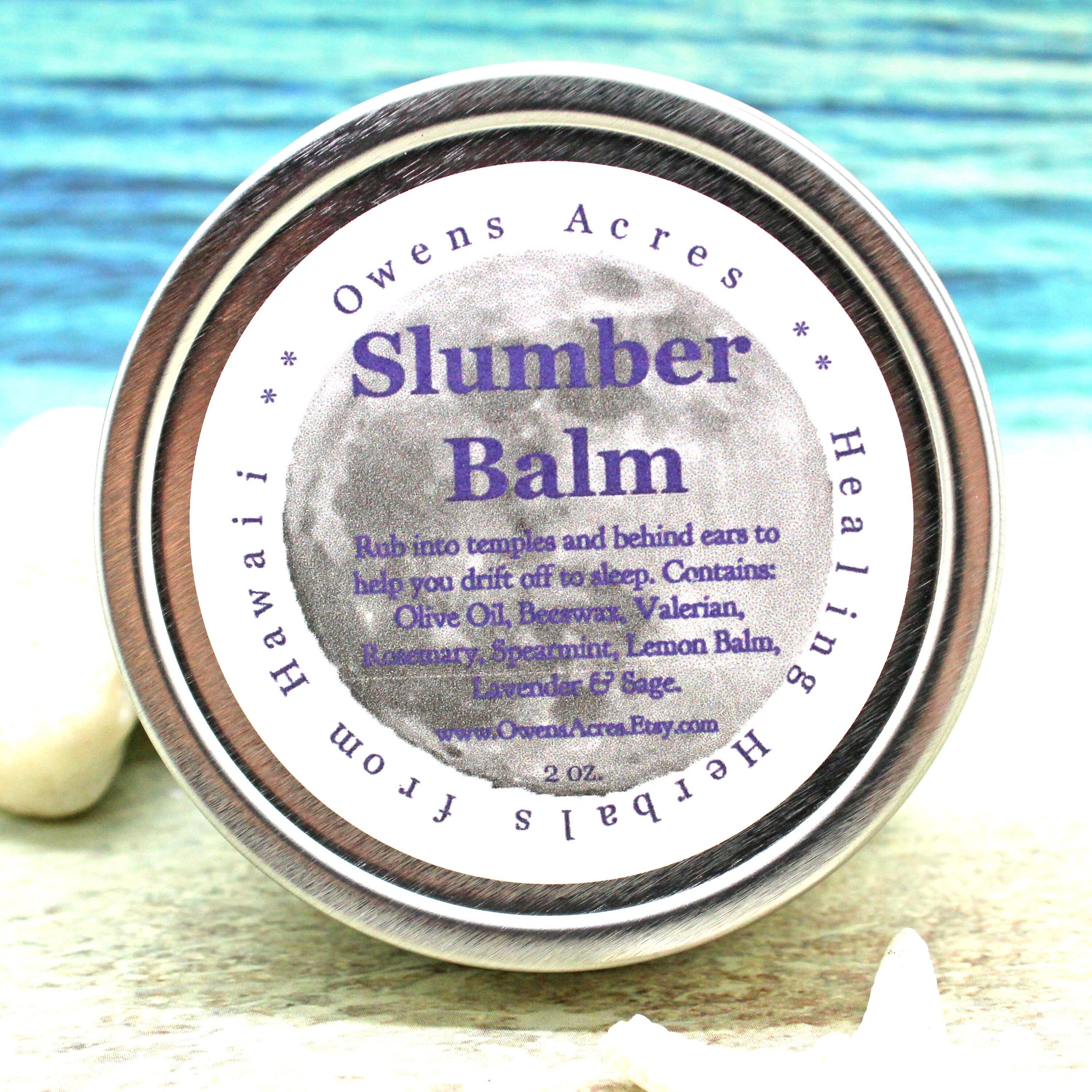 SLUMBER Balm Salve / Get your ZZZ's, Sleep, Herbal Salve, Skin Sa…