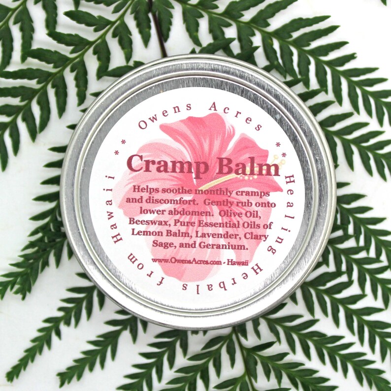 Cramp Balm / Herbal Remedy / Herbal Salve / Monthly Issues Etsy